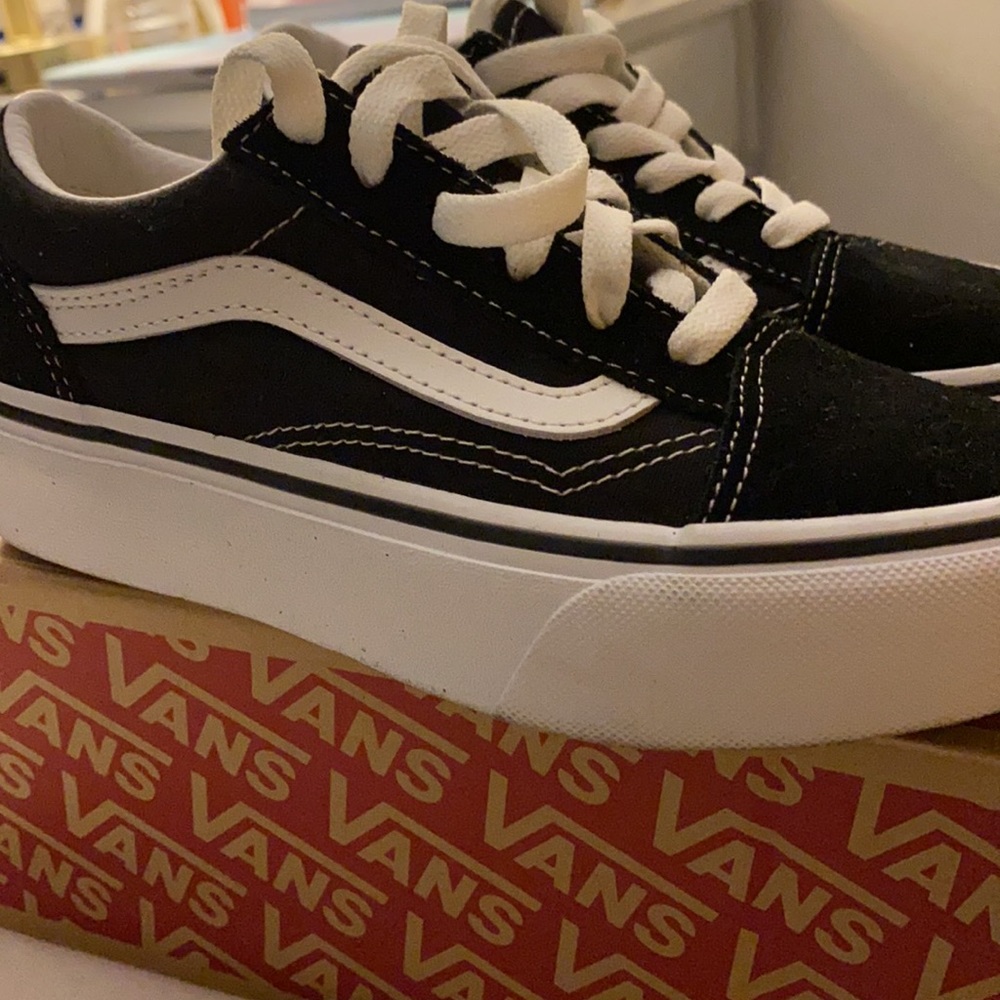 Kids platform old school vans